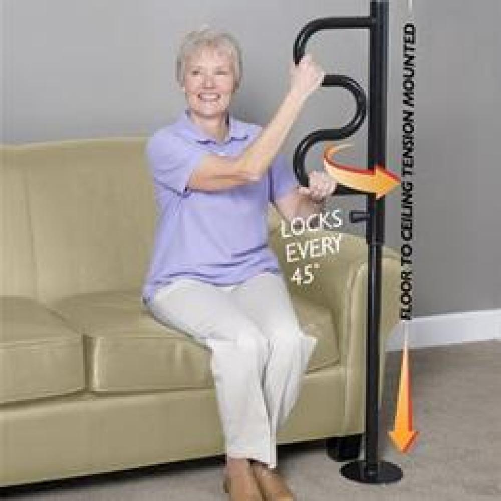 Image for product - Security Pole & Curve Grab Bar Image for product - Security Pole & Curve Grab Bar