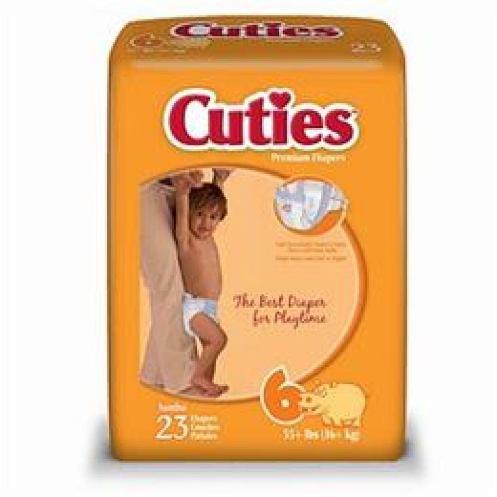 Image for product - Cuties® Baby Diapers Image for product - Cuties® Baby Diapers