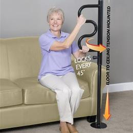 Image for product - Security Pole & Curve Grab Bar thumbnail Image for product - Security Pole & Curve Grab Bar