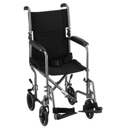 Image for product - 17 inch Steel Transport Chair in Hammertone thumbnail Image for product - 17 inch Steel Transport Chair in Hammertone