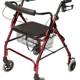 Image for product - 4-Wheel Rollator Walker Walkabout Lite GHP-RJ-4300
